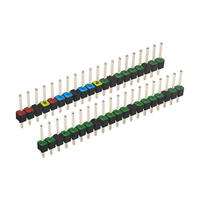 Venta de Fábrica: Conector de Pines Raspberry Pi Pico2 Color, Conector de Pines SMT GPIO de Doble Fila Simple para Raspberry Pi PICO W con Espaciado de 1.0, 1.27, 2.0, 2.54mm