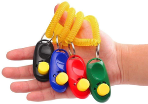 Factory Wholesale Universal Animal Pet <b>Dog</b> Training Clicker with Wrist Bands Strap - Product Image 3