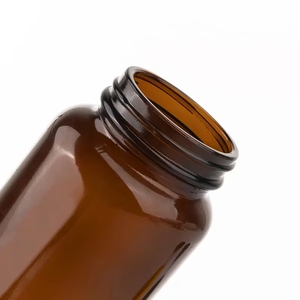 60ml-500ml botella de vidrio al por mayor Amble Anti oxidación ámbar medicina píldora botella de vidrio cápsula botella de vidrio - Product Image 4