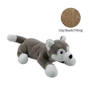 Peluche de conejo de orejas largas, juguete sensorial para aliviar la ansiedad, la presión y el dolor, juguete con peso para mascotas, cojín con peso. - Product Image 6