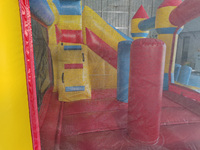 Juego al aire libre de alta calidad fiesta de colores niños inflable Combo Casa de rebote Castillo de salto comercial con tobogán