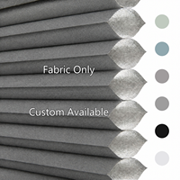 [Uniquement en tissu nid d'abeille] Fabrication chinoise sur mesure ODM OEM, stores cellulaires à lamelles verticales avec revêtement argenté pour fenêtre