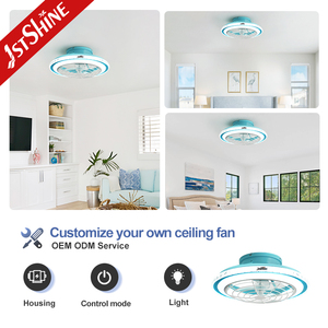 1stshine led ventilateur de plafond 110-220v maison haut débit d'air OEM couleur <span class=keywords><strong>bleu</strong></span> ventilateur de plafond - Product Image 4