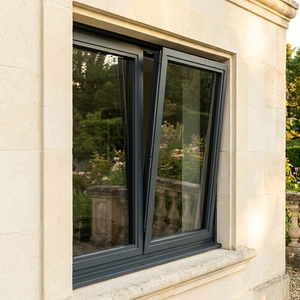 Ventana Abatible de Aluminio con Doble/Triple Vidrio Templado Low-E, Rotura de Puente Térmico, Certificación Energy <span class=keywords><strong>Star</strong></span>, para Uso Hotelero - Product Image 1