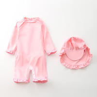 Maillots de bain une pièce licorne pour bébés filles Maillots de bain Rash Guard UPF 50 + Maillot de bain fille