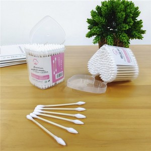 <span class=keywords><strong>San</strong></span> Jia Le Set da 150 bastoncini di cotone a doppia <span class=keywords><strong>punta</strong></span>, a forma di cuore, monouso, confezionati singolarmente, per la pulizia del trucco e delle orecchie - Product Image 3