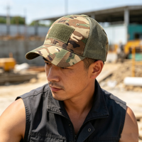 Topi Operator Taktis, Topi Luar Ruangan Berburu Kamuflase Topi Baseball Topi Memancing