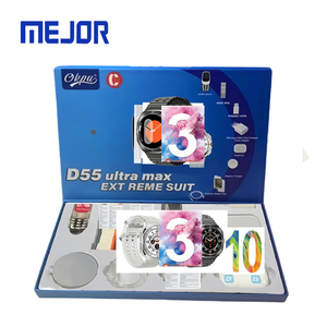 D55 New Powerbank Pro Max Smartwatch phù hợp với cộng với không dây đồng hồ quà Tặng Bộ 7 trong 1 thông minh Điện thoại đồng hồ - Product Image 4