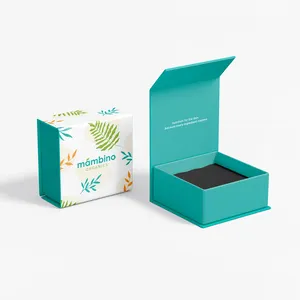 Carton magnétique rigide carré imprimé de couleur blanche personnalisé de luxe Casquette magnétique Casquette de baseball Emballage de boîtes-cadeaux