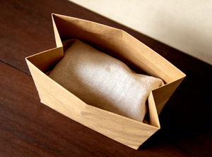 Sacs à pain en <span class=keywords><strong>papier</strong></span> kraft brun personnalisés en gros, en stock, recyclables, avec fenêtre transparente, design à bordure ondulée, résistants à la graisse pour toasts/gâteaux - Product Image 5