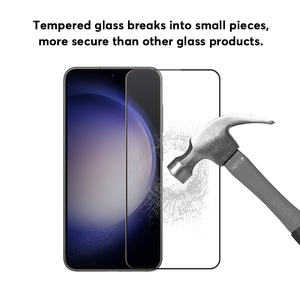 Protecteur d'écran en verre trempé à couverture complète pour Samsung Galaxy S24 - Product Image 4