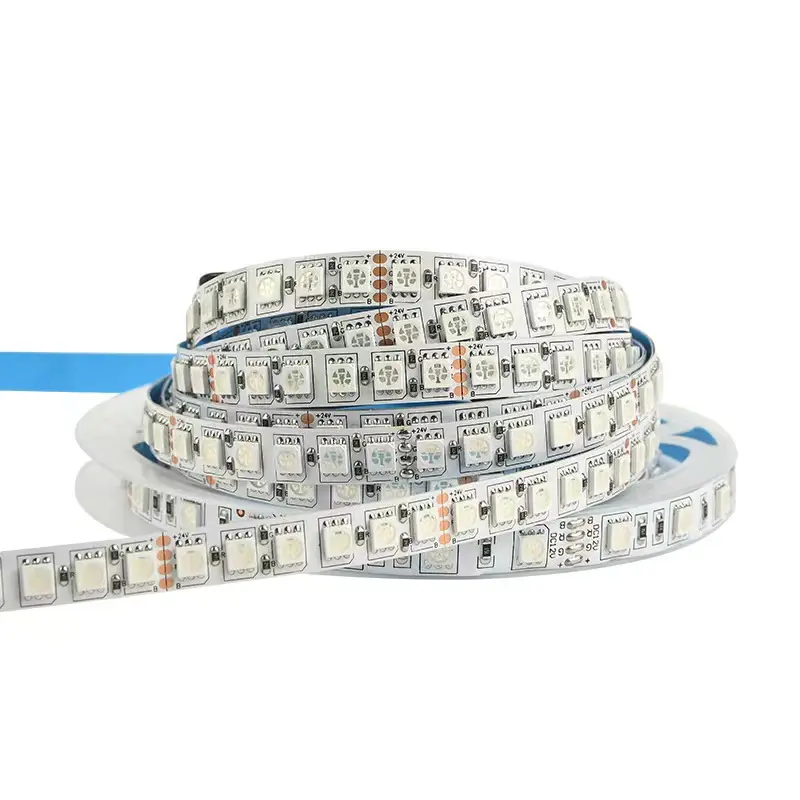 Nhà máy tùy chỉnh Epistar chip DC12V 24V LED Strip ánh sáng 60LEDs/M SMD5050 RGB RGBW rgbww