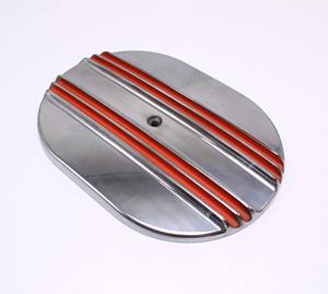 Billet Aluminio 12 ''X 2'' Orange Center <span class=keywords><strong>Finn</strong></span> Air Cleaner para Chevrolet Se adapta a Camaro y otros modelos VA1892 - Product Image 2