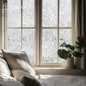 Fancyfix <span class=keywords><strong>Contour</strong></span> Line Film <span class=keywords><strong>de</strong></span> <span class=keywords><strong>fenêtre</strong></span> en verre dépoli statique Film <span class=keywords><strong>de</strong></span> verre <span class=keywords><strong>vinyle</strong></span> blanc Film givré - Product Image 3