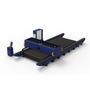 Лазерный портальный станок GM6025F 15000 Вт с ЧПУ, CE, высокоточный, 0,4 г, 60 м/мин, с пылезащитным кожухом, для резки нержавеющей и углеродистой стали - Product Image 2