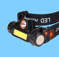 Lampe frontale LED COB amovible pour extérieur, étanche, réglable, rechargeable, avec aimant