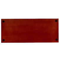 Porte-monnaie en bois massif à 6 rangées, porte-monnaie en bois massif, présentoir de pièces de collection de l'armée, présentoir de défi militaire en bois