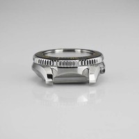 Boîtier de montre de plongée lumineux 7750 44 mm 43 mm en acier inoxydable 300 m
