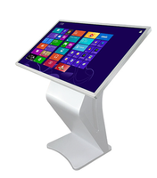Écran tactile numérique vertical 4K LCD de 32, 43, 50, 55, 65 pouces pour kiosque intérieur, affichage publicitaire sur pied