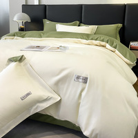 Ensemble de literie en coton à longues fibres, écologique, durable et de qualité supérieure, housse de couette et drap en coton pour un confort luxueux