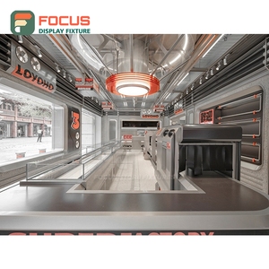 เคาน์เตอร์บริการร้านกาแฟขนาดใหญ่ แผงกระจกนิรภัย จุดชำระเงิน พื้นที่ทำงาน เคาน์เตอร์บริการหน้าร้าน - Product Image 3