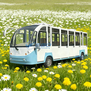 Autobús Turístico Eléctrico de 17 Asientos, Azul y Blanco, Directo de Fábrica, Vehículo Turístico Eficiente para Turistas - Product Image 4