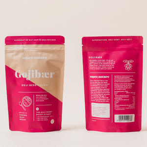 בית חרושת שקיות מזון ישיר מתכלה שקיות יחיד עבה רוכסן לעמוד על שקיות לחטיפים - Product Image 4