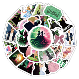 54 Uds nueva película malvada bruja pegatinas de grafiti para botella portátil decoración Linda <span class=keywords><strong>Ariana</strong></span> Grande pegatina - Product Image 2