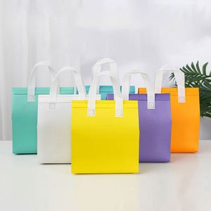 Sacs de courses personnalisés en tissu non tissé avec poignées, capacité 15L/20L/30L, isolation thermique et motif lettres - Product Image 5