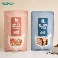 Sacs d'emballage personnalisés pour aliments pour chats avec fermeture éclair, fabricant de sacs Mylar à fermeture éclair pour aliments pour chats