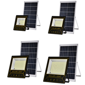 ไฟสปอร์ตไลท์ LED พลังงานแสงอาทิตย์ 2500lm 6000K แสงเดย์ไลท์ IP66 ตัวเรือน ABS พร้อมรีโมทคอนโทรล ติดตั้งบนพื้นผิว สำหรับสวน ได้รับการรับรองมาตรฐาน CE ลำแสง 120 องศา - Product Image 1