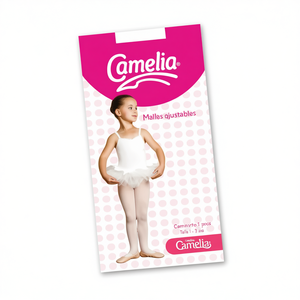 กางเกงรัดรูปไนลอนสำหรับเด็กผู้หญิงคาเมเลีย ปรับขนาดได้ 1-3 ปี ชุดฝึกซ้อมเต้น - Product Image 1