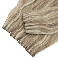Extensions de cheveux humains Remy 100% Premium Genius Weft - Ultra-fines et sans couture pour salons professionnels européens (vente en gros)