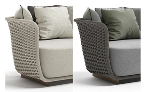 Moderno Juego de Muebles de Jardín de 5 Piezas de Ratán y Mimbre, Diseño de Mimbre para Espacios Pequeños, para <span class=keywords><strong>Patio</strong></span> de Hotel, Diseños de Lujo - Product Image 5
