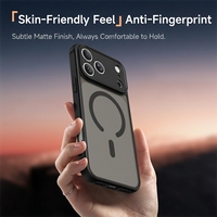 Coque de téléphone magnétique mate effet peau antichoc pour iPhone 17, compatible iPhone 15, 16, 17 Pro Max Plus, 17 Air