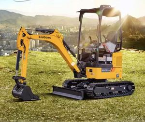 รถขุดตีนตะขาบขนาดเล็กไร้หาง รุ่น Liugong 9017F น้ำหนัก 1.7 ตัน พร้อมเครื่องยนต์ Kubota ผลิตในจีน เครื่องขุดไฮดรอลิกขนาดเล็กสำหรับงานดิน - Product Image 2