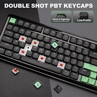 YUNZII L75 Düşük Profil Kablosuz Mekanik Klavye, %75 Taşınabilir, Üç Modlu Conta Yapısı, Özelleştirilebilir RGB Arkadan Aydınlatmalı Oyun Klavyesi
