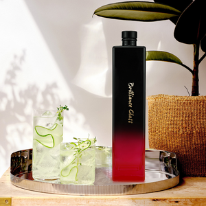 Botella de Vidrio Cuadrada de 500 ml, 750 ml y 700 ml con Tapa de Rosca y Tapón para Ginebra, <span class=keywords><strong>Vino</strong></span>, Ron, Vodka, Whisky y Tequila, Color de Pintura Personalizado - Product Image 6