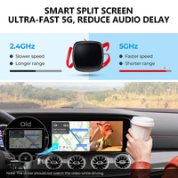 Lecteur multimédia intelligent Plug&Play, CarPlay sans fil, Android16 AI Box pour Spotify, Netflix, YouTube, mise à jour CarPlay d'usine