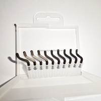 10 lames de débavurage HSS 151-29016 type B12, outils de débavurage en acier rapide pour la finition des bords métalliques