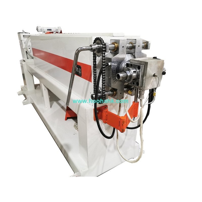 Hooha Single Cable Coating Electric plastic Wire Extruder With 630 Double Axle