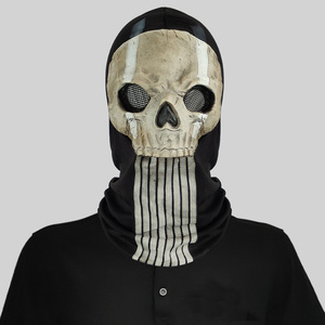 Costume de fantôme <span class=keywords><strong>Call</strong></span> <span class=keywords><strong>of</strong></span> <span class=keywords><strong>Duty</strong></span> d'Halloween Masque en latex double ligne imprimé <span class=keywords><strong>Call</strong></span> <span class=keywords><strong>of</strong></span> <span class=keywords><strong>Duty</strong></span> personnalisé Masque de fantôme hurlant effrayant - Product Image 3