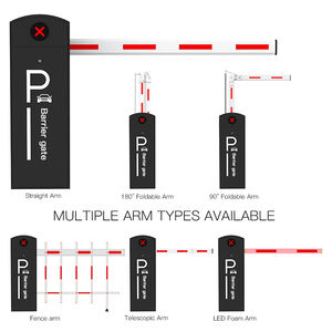 HCW Porte de clôture de barrière de bras de levage de sécurité à télécommande pour le contrôle de la circulation pour l'ensemble emballé de parkings - Product Image 3