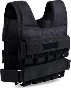 Trọng lượng-mang vest 5lb/10lb/15lb/20lb/25lb/30LB tải có thể điều chỉnh trọng lượng phù hợp với cơ thể Neoprene độ bền đào tạo Áo khoác - Product Image 1