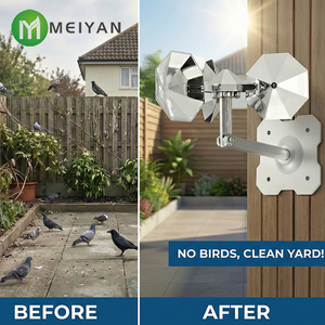 <span class=keywords><strong>Control</strong></span> Profesional <span class=keywords><strong>de</strong></span> <span class=keywords><strong>Plagas</strong></span> para Palomas, Disuasor Giratorio Reflectante para Exteriores, Repele Palomas - Product Image 4