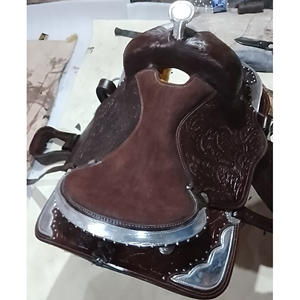 Selle Western en CUIR VÉRITABLE à VENDRE Marron FONCÉ DANS; 14 15 16 17 18 dollar 65 - Product Image 2