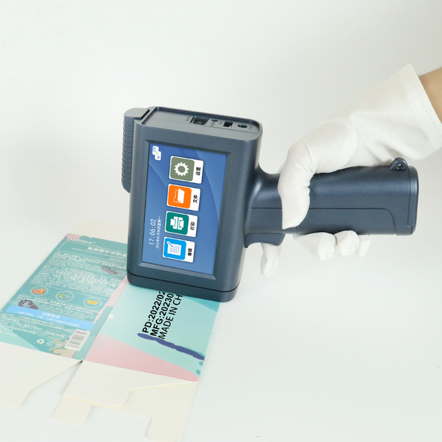 Factory Price 220V Automatic M10 Industrial Mini Online Inkjet Printer Handheld Labeling Machine for Card Expiry Card Printer