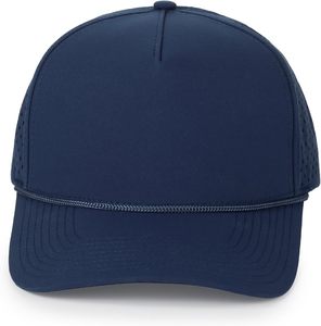 OEM Custom 5 Panel Polyester <strong>Flat</strong> Brim Structured Printed Patch Logo Laser Cut Drilling Hole Snapback Caps <strong>Hat</strong> - Product Image 6