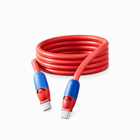 Câble de charge rapide Type C vers Type C 60W CarPlay CarLife avec contrôle intelligent basse température pour ordinateur portable, tablette, téléphone