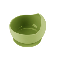 Ensemble repas enfant dessin animé le plus vendu du fabricant : Bol escargot, fourchette et cuillère d'alimentation en silicone à ventouse, assiette pour bébé